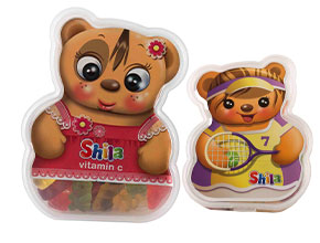 Gummi candy A big bear of 350 grams   and a small bear of 160 grams